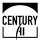 センチュリーAI2.0の黒いロゴ